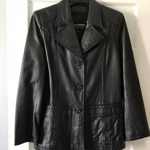 Vintage Black Leather Jacket